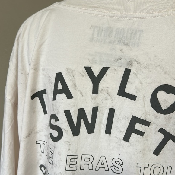 TAYLOR SWIFT The Eras Tour T-shirt White Official Concert Merch Sz XXL NEW - Picture 7 of 9